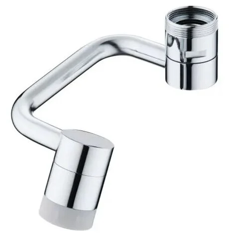 Aeratore rubinetto girevole cromato in acciaio inox e abs modello flying attacco f22 + m24 - cromato AMBRA WATER