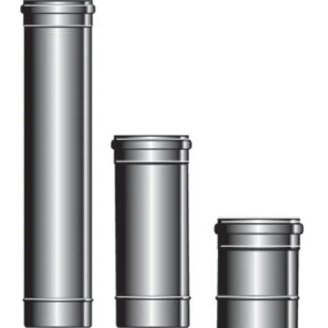Tubo per Stufa in acciaio inox Piemme Speedy art. 01 x altezza 180 x 250 mm