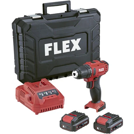 Trapano avvitatore a batteria Flex DD2G 12-LDBC/2,5, 2x 2,5 Ah e caricabatterie in valigetta