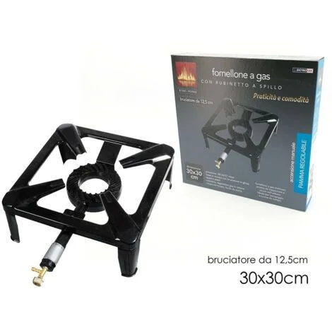 Fornello a gas da campeggio per cucina bruciatore in giardino cm30x30