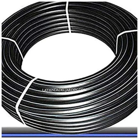 Tubo irrigazione 63mm PN 10 in polietile ad alta desità PE100, rotolo da 50 metri, adatta all'uso acqua potabile