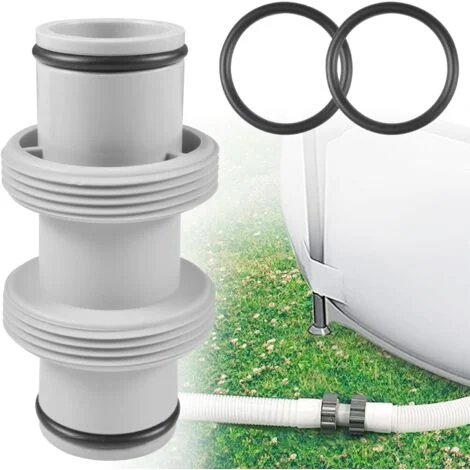 Connettore per tubo flessibile da piscina Ej.Life da 38 mm, connettore per tubo flessibile da piscina, connettore per tubo flessibile da piscina Intex, adattatore per tubo flessibile da piscina Intex