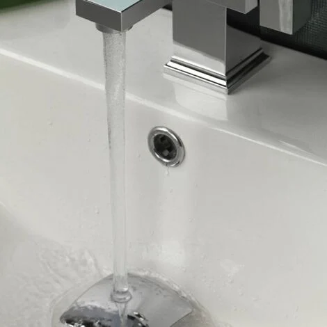 Ghiera anello cromato per fori da 28mm per troppo pieno lavabo e bidet - 2pz