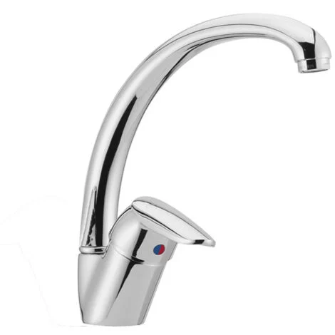 Fima Carlo Frattini Serie 2 Miscelatore Lavello Cucina Canna Girevole CromoF32072-CR