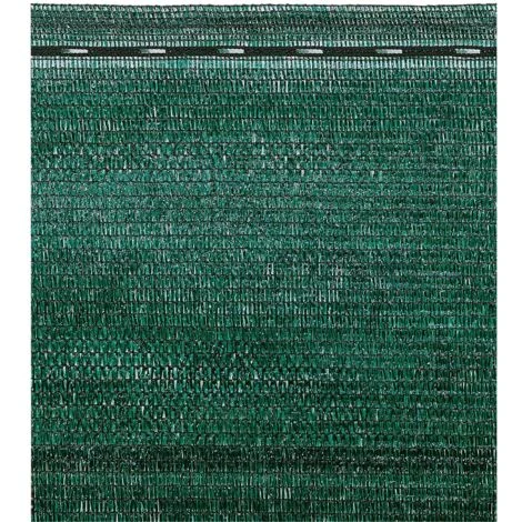 Rete telo ombreggiante verde 90% frangivista frangisole oscurante altezza 1 m - Lunghezza: 5 Metri