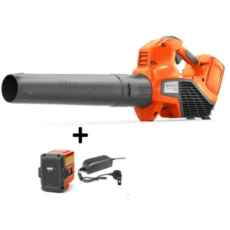 Husqvarna Soffiatore 120iB con batteria e caricabatterie 9,6 N 36 Volt