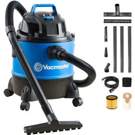 Vacmaster VQ1220PF 03 Aspiratori liquidi-solidi,bidone aspiratutto professionale,per casa cucina moquette auto giardino 1250W 20L