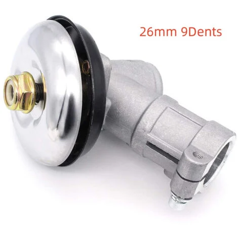 Testina ingranaggi universale per decespugliatore e tosaerba (26 mm, 9 denti)