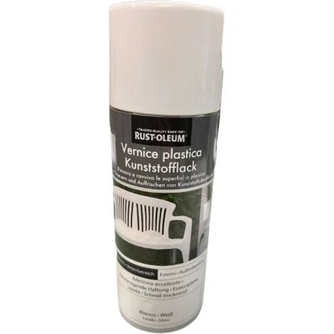 RUST-OLEUM - SPRAY DIRETTO PLASTICA BIANCA 400ML