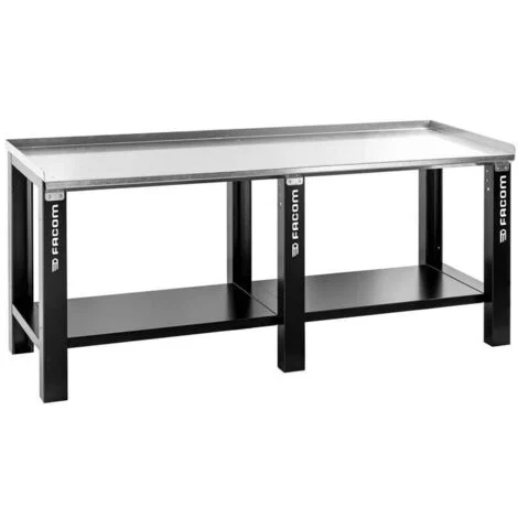 Banco da lavoro 2 m - Piano in lamiera zincata - FACOM - WB2.2000GSPF