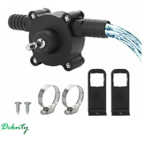 Pompa per trapano elettrico, pompa per acqua, mini pompa per trapano elettrico manuale, pompa autoadescante portatile, pompa per trapano, piccola pompa per acqua per uso domestico, per giardino domest