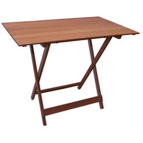 Tavolo pieghevole richiudibile in legno di faggio Noce 60X77