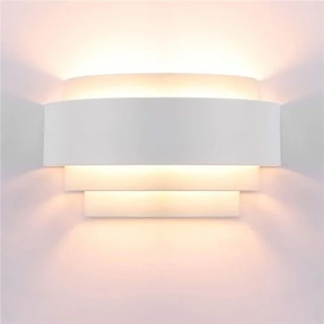 Applique murale LED, applique murale d'intérieur, design simple, lampe en métal, applique murale d'intérieur, blanc chaud