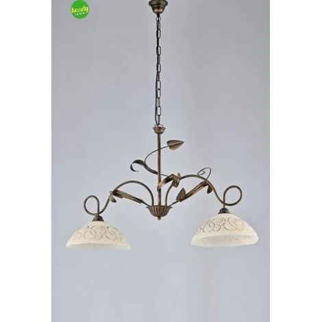 Lampadario Sospeso Bilancia Carmen De Martino 2 Luci
