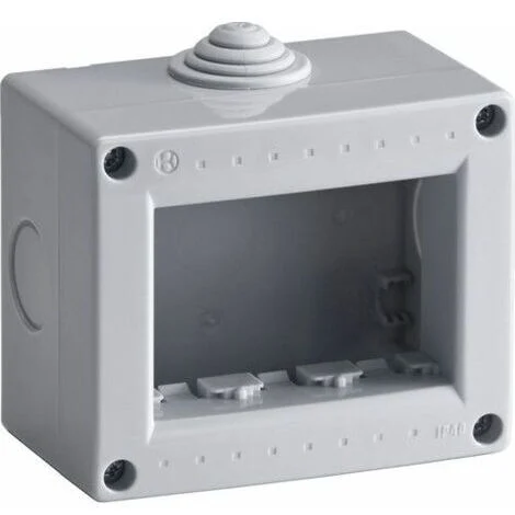 Contenitore Orizzontale Ip40 03 Grigioi 3 Mod ( BOCCHIOTTI cod. B02753 )