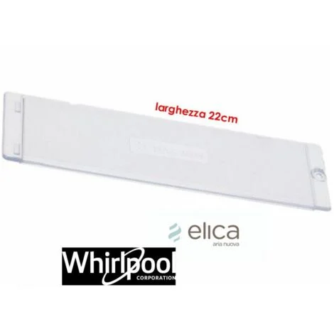 PLAFONIERA VETRINO LUCE CAPPA ELICA MILLE LUCI WHIRLPOOL 481944229711