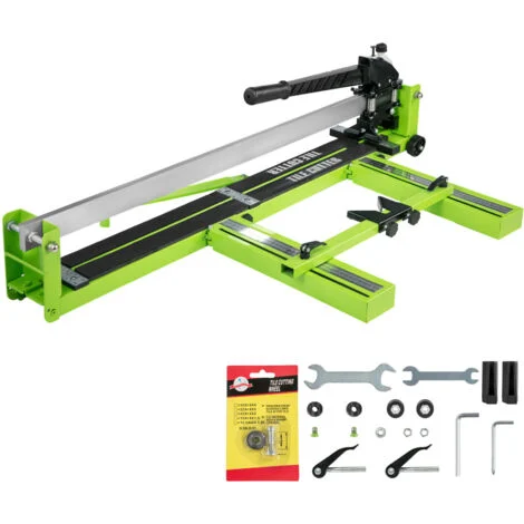 Mophorn Tagliapiastrelle manuale da 39", mola in carburo di tungsteno, tagliapiastrelle in vinile, guida laser regolabile, taglio di precisione per porcellana, ceramica, piastrelle per pavimenti
