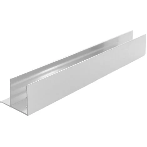 Profilo a muro in alluminio cromato per box doccia porta doccia cabina h 185
