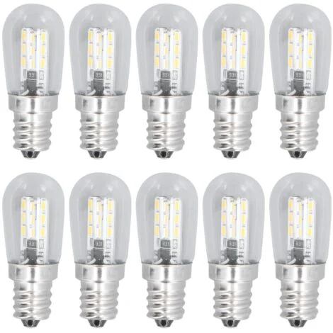 Eosnow 10 pezzi LED E12 Lambola vetro lampada a soffitto piccola parete da 500 libbre per ufficio camera da letto 220V