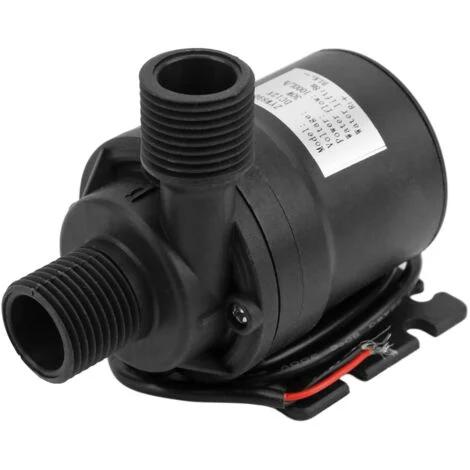 Eosnow Pompa acqua senza spazzole DC12V a basso rumore 30W 8m Altezza di sollevamento per sistema di circolazione dell'acqua della fontana domestica