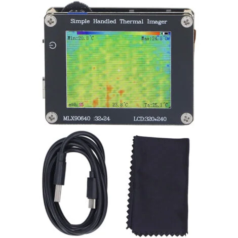 Eosnow Termocamera Termocamera a infrarossi Schermo da 2 pollici - Termocamera portatile multifunzionale da 40 ℃ a 300 ℃