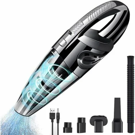 Potente aspirapolvere portatile senza fili da 120 W 2200 mAh con funzione Wet & Dry
