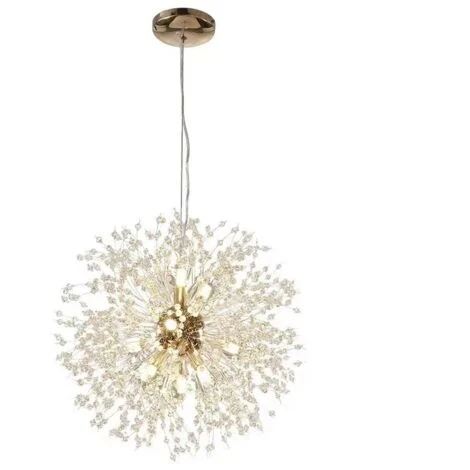 Lampadario a forma di fuoco d'artificio, lampadario moderno, luci a sospensione per soggiorno, cucina, camera da letto, 40 cm