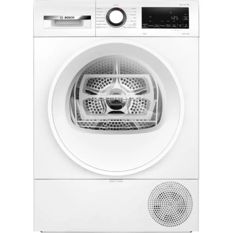 Bosch Serie 6 WQG243D6IT. Posizionamento dell'apparecchio: Libera installazione, Tipo di carica: Caricamento frontale, Sistema di asciugatura: Pompa di calore. Capacità cestello: 9 kg, Classe di ef...