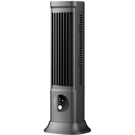 Condizionatore d'aria portatile, 3 velocità, ventilatore da tavolo ricaricabile, compatto, batteria a lunga durata, raffreddamento efficiente (collegato alla presa elettrica)