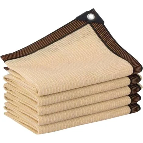Rete ombreggiante, vele ombreggianti con protezione UV 85%, telo ombreggiante antivento per serra con occhielli, per serra/giardino/pergola/prato del patio