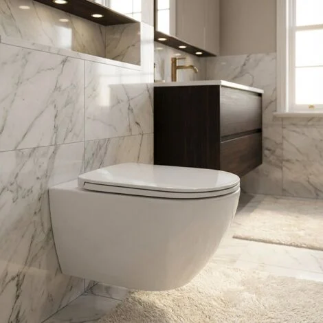 Copriwater softclose bianco compatibile Gemma 2 – Ceramica Dolomite
