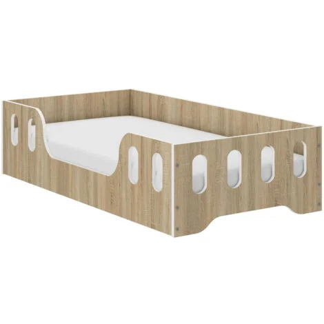 Letto per bambini Montessori LAKI 160x80 Sonoma