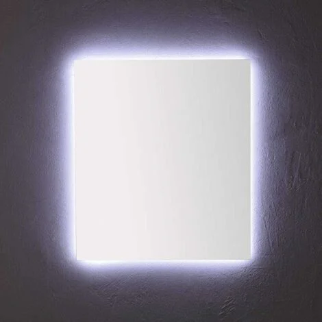 Specchio Bagno 80X70 Cm Retroilluminato A Led