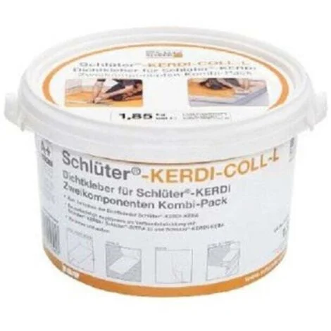 Adesivo sigillante bicomponente per giunzioni e giunti singoli - KERDI-COLL-L - secchio da 1,85 kg