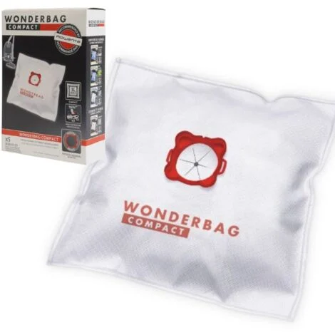 Conf.5PZ SACCHETTI WONDERBAG ORIGINALI ROWENTA COMPACTEO POWERSPACE RO5253