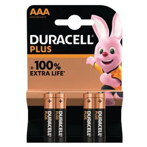 BATTERIE DURACELL MINISTILO AAA PLUS POWEBOOST MN2400