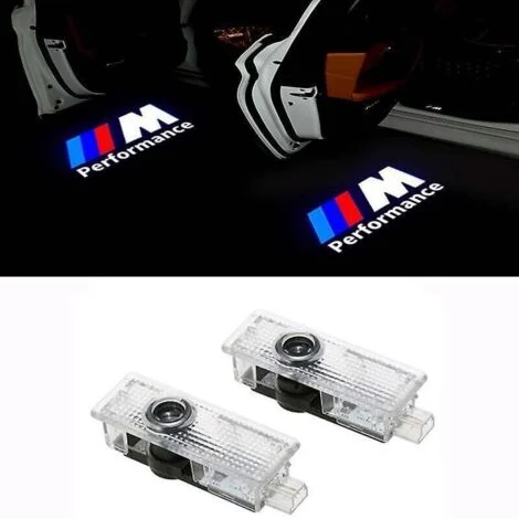 2x Proiettori di luci per portiera a LED BMW, luci di benvenuto per proiettori di luci per portiera per BMW