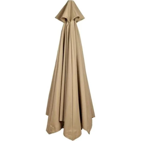 Telo di ricambio CHOYCLIT per ombrellone da giardino, spesso 3 m e resistente, con 8 stecche, copertura per ombrellone RWParasol