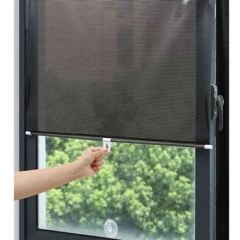 Tende a rullo oscuranti GABRIELLE senza foratura, tende a rullo parasole retrattili, tende a rullo con ventosa, tende oscuranti, per finestre auto/ufficio, 50x125 cm