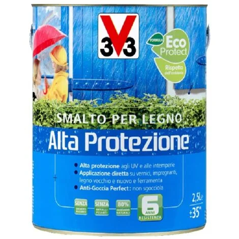 SMALTO LEGNO ALTA PROTEZIONE 2,5LT MARRONE