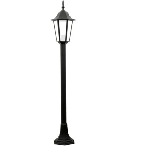 Lampada da giardino retrò Liguria 96cm E27 IP43 nero Goldlux 202185