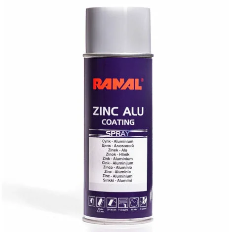Primer epossidico spray anticorrosione RANAL Zinco Alluminio 400 ml