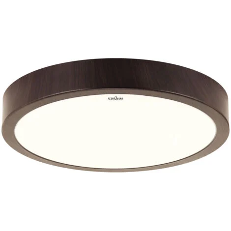 Lampada da soffitto a LED ATUT C 18W 4000K IP44 wengé