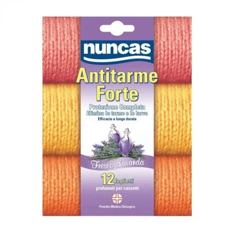 Nuncas Antitarme Proteggitessuti - Fresco Lavanda - 12 Foglietti