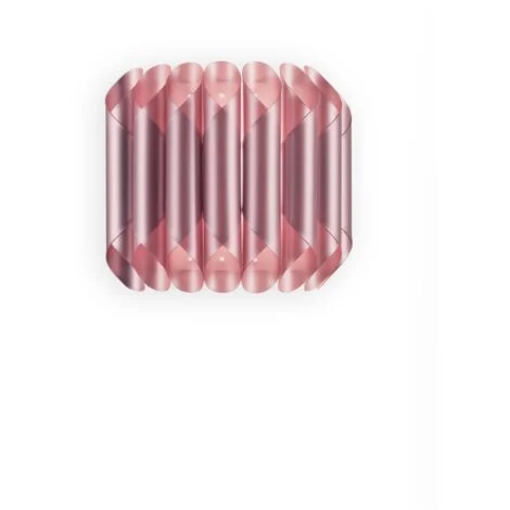 Applique Moderna Louise Polilux ® Pink Metal 1 Luce E27