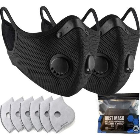 Maschera antipolvere per lavorazione del legno, edilizia, taglio, levigatura, giardinaggio, pulizia, verniciatura, segatura e levigatura
