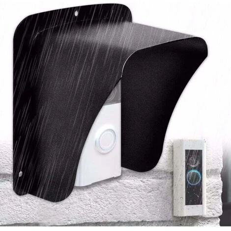 Copertura per campanello, campanello wireless con copertura metallica impermeabile per videocamera, pulsante suoneria, anello per campanello wireless