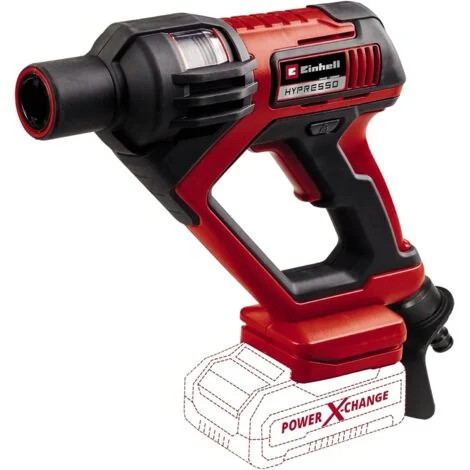 Einhell Idropistola Pxc-Solo Hypresso 18-24Li Alta Pressione Senza Fili per Pulizia Versatile e Potente