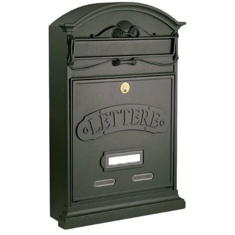 Cassetta postale postale Alubox lettere grigio ghisa