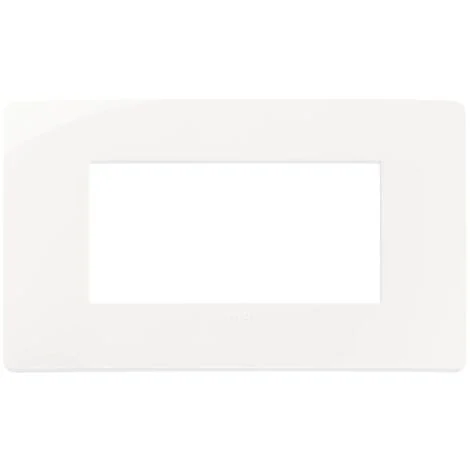 Placca Vimar Plana Up 4M bianco 14654U.01
